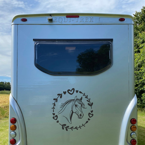 Horse head horsebox trailer - horse,