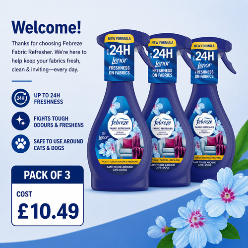 Pack febreze fabric - of,